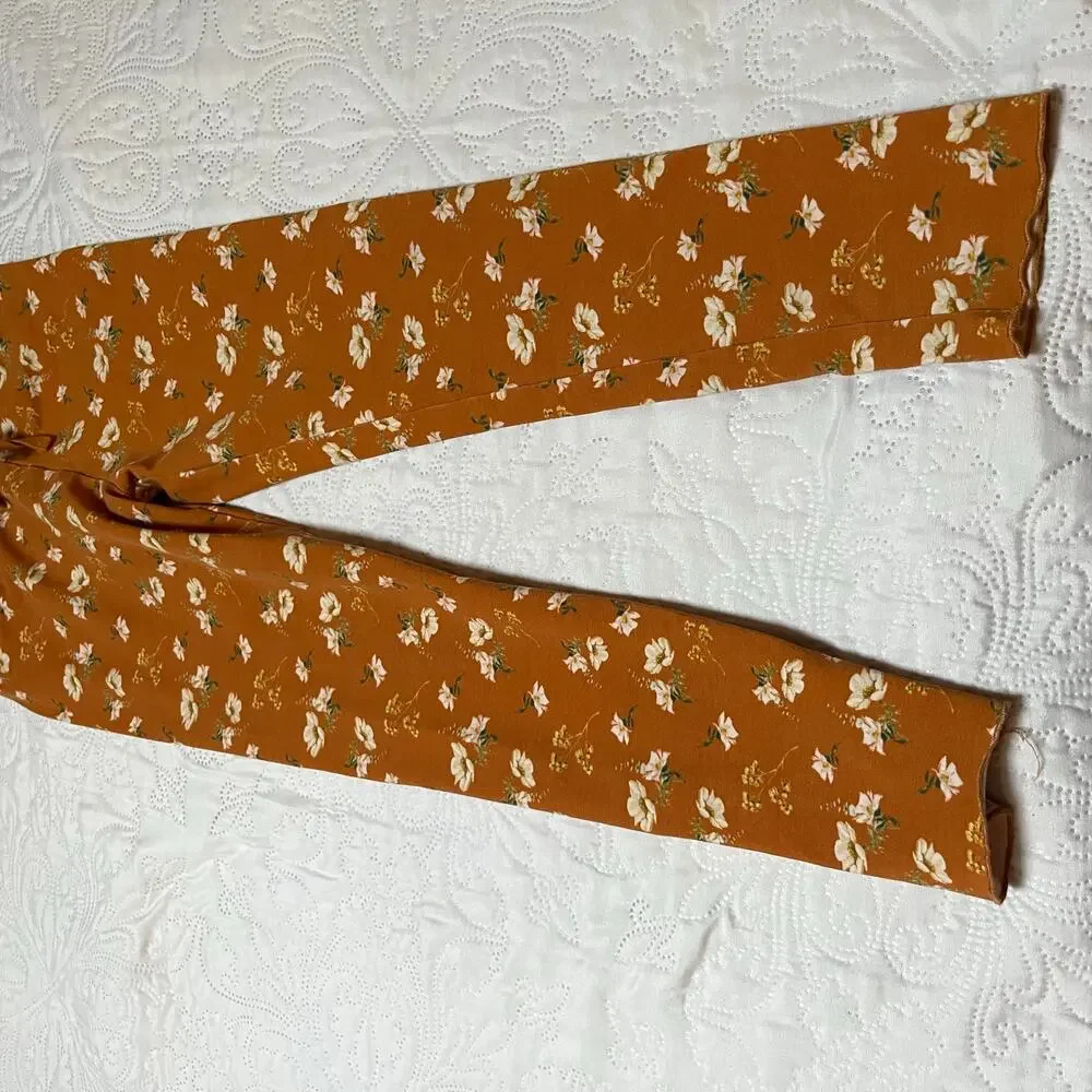Love & Grow Heart Sweatshirt Fall Floral Set Size 7